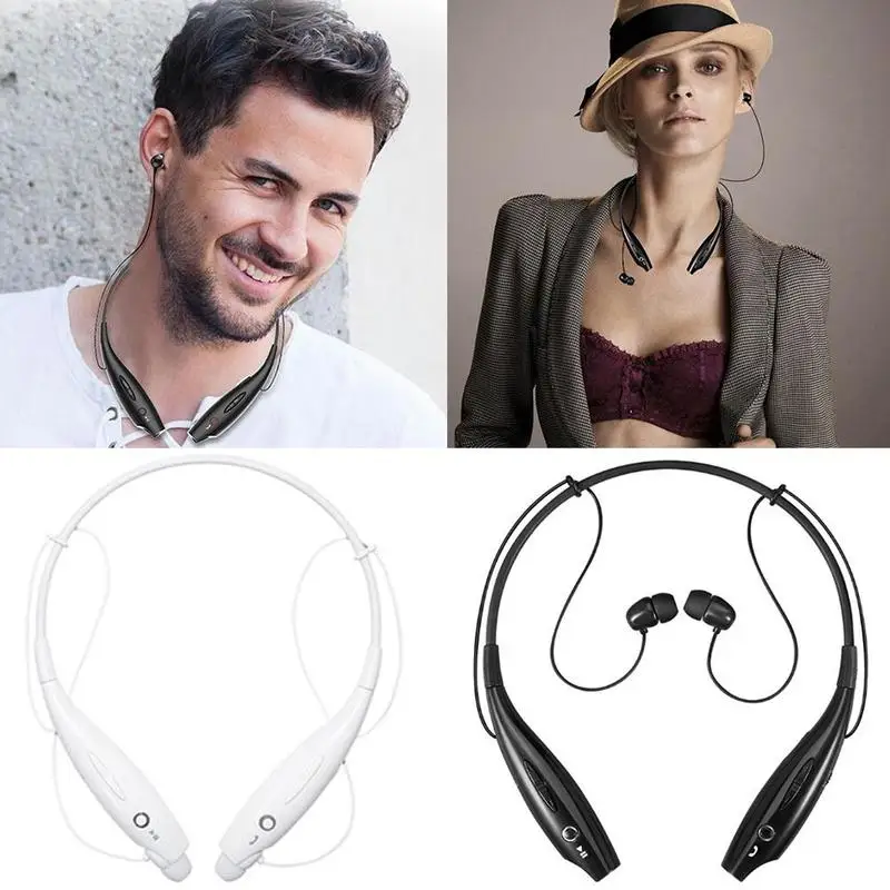 Bluetooth Earphone Sports Wireless Hanging Headphones Headset Stereo Magnet