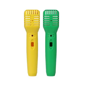 

2PCS Plastic Microphone Props Mini Interview Props Simulated Microphone Toy Props Funny Microphone Toy Props