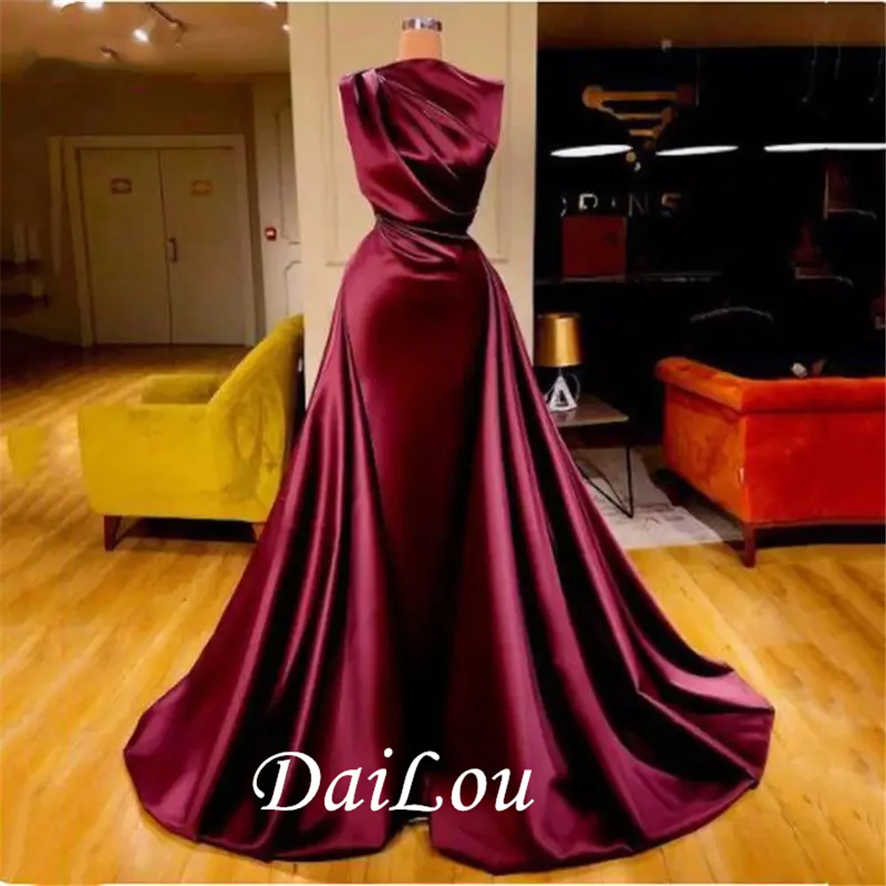 pretty prom dresses One Shoulder Saudi Arabia Evening Dresses  Middle East Women Formal Dubai Party Gowns Robe De Soiree Long Prom Dress 2021 ball gown dress