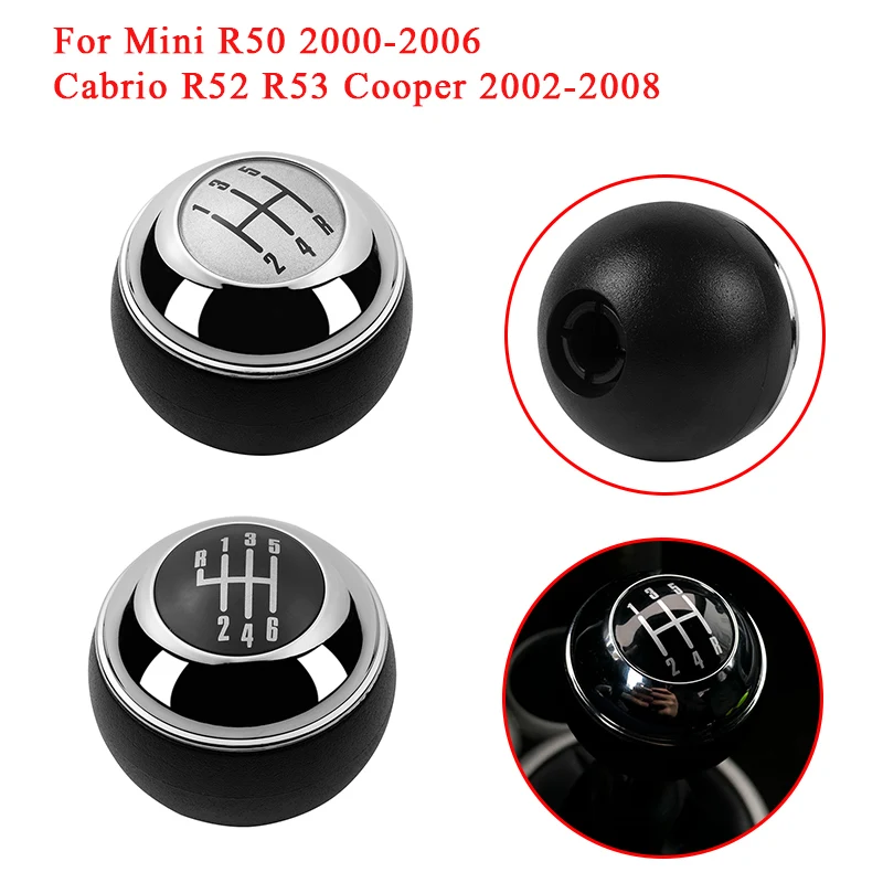 Ручка переключения передач для Mini R50 2000-2006 Cabrio R52 R53 Cooper 2002-2008 5 6 скоростей |
