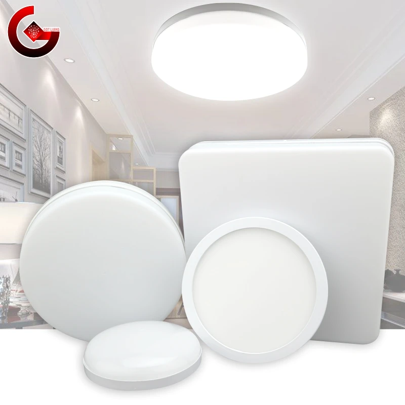 

Led Ceiling Light 48W 36W 24W Panel Round Surface Mount 18W 13W 9W 6W Panel Light AC 85-265V Ultrathin Square Ceiling Lamp