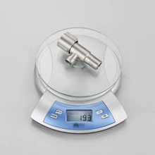 Латунное покрытие треугольник клапан смешивания воды кран для ванны горячей и холодной угол переключатель