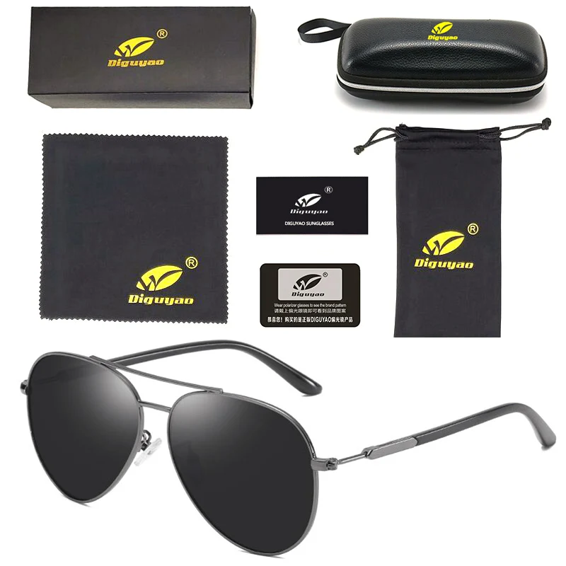 Женские солнцезащитные очки, Роскошные,, поляризационные, UV400, мужские, модные, черные, для вождения, очки, oculos de sol, аксессуары, очки - Цвет линз: Gun---Grey