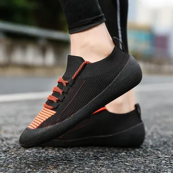 

2020 Sock Shoes Woman Men lace-up Mesh Sneakers Women Flying line Sports Running Shoes Portable Beach Shoes Unisex buty damskie
