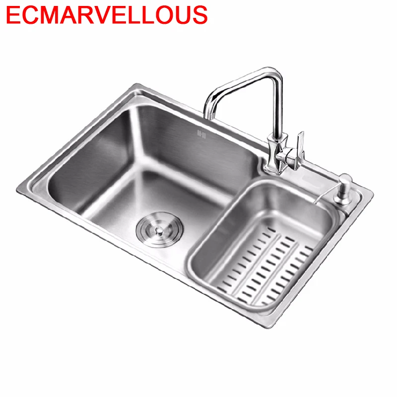 Lavello Evier Лава Manos Inoxidable Dissipador Para Acero Inox кран Куба Пиа Cozinha Lavabo Fregadero De Cocina кухонная раковина