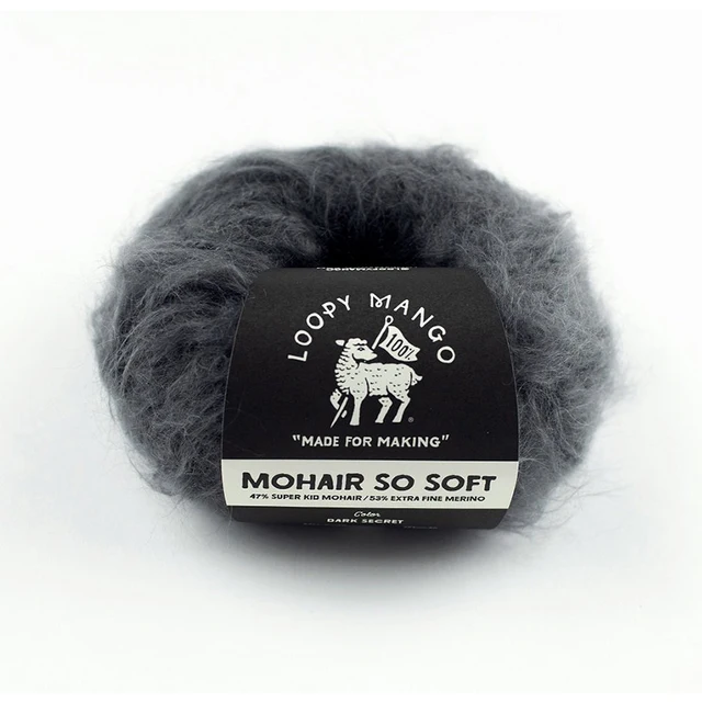 1*50g ball Loopy Mango Mohair So Weich Garn Merino Wolle Garn Handknitting  Garn|Yarn| - AliExpress