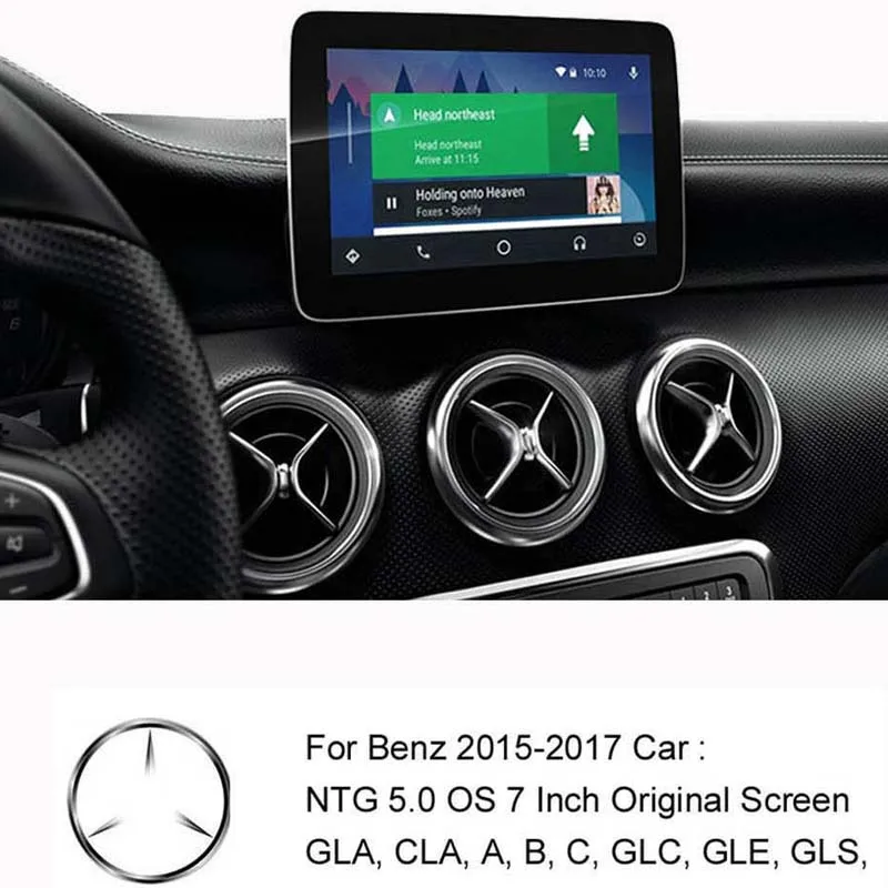 Беспроводной мультимедийный смарт-автомобиль модифицированный с Apple Carplay Box для Mercedes Benz NTG5.0 GLA A GLC C B E CLS GLE GLS iOS AirPlay