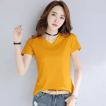

T Shirt Women Clothes Black 2019 Fashion Tee Top Fashion Cotton Ladies black Tee Shirt