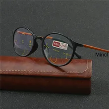 Tr90 для мужчин wo Мужская круглая рамка прогрессивные многофокусные линзы Ретро Солнцезащитные фотохромные очки для чтения прогулочные солнцезащитные очки uv400 FML