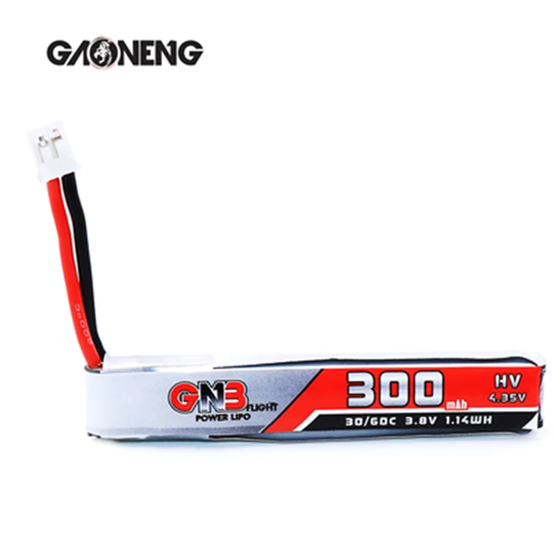 5 шт. GAONENG GNB 1S HV 3,8 V 300mAh 30C 4,35 V FPV Lipo аккумулятор с разъемом PH2.0 для RC FPV Racing Drone запасные части Аксессуары