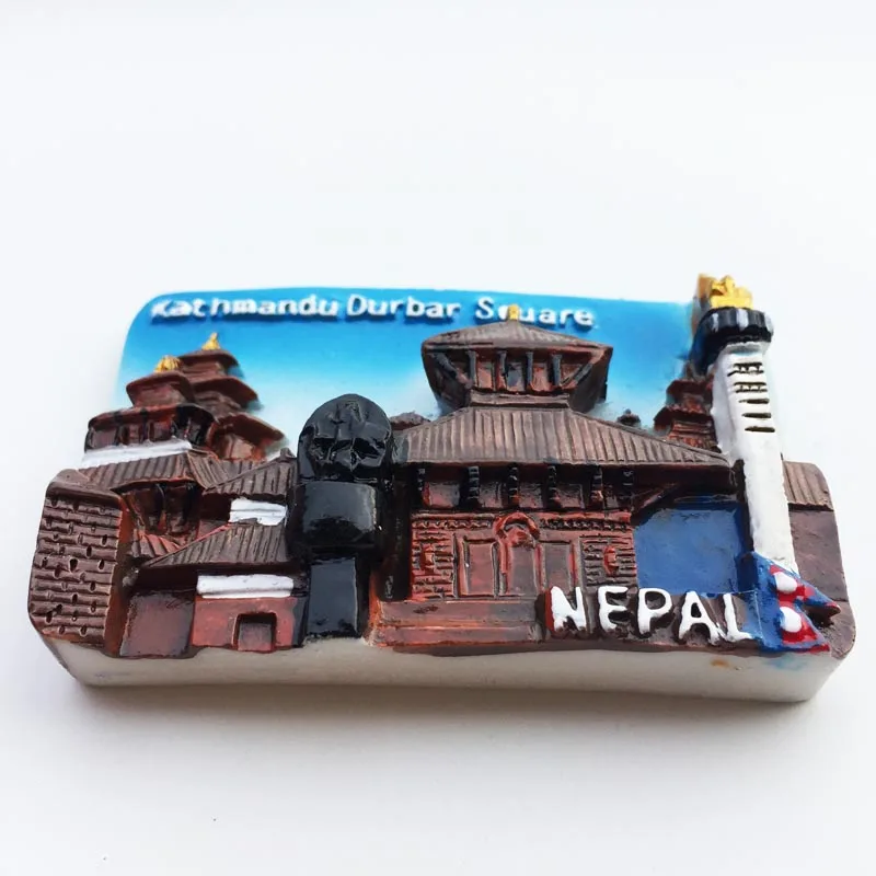 Nepal  Landscape Fridge Magnets Souvenir Nepal Scenic Spots Decorative 3d Resin Crafts Home Decor Gift Ideas Asia Tourist