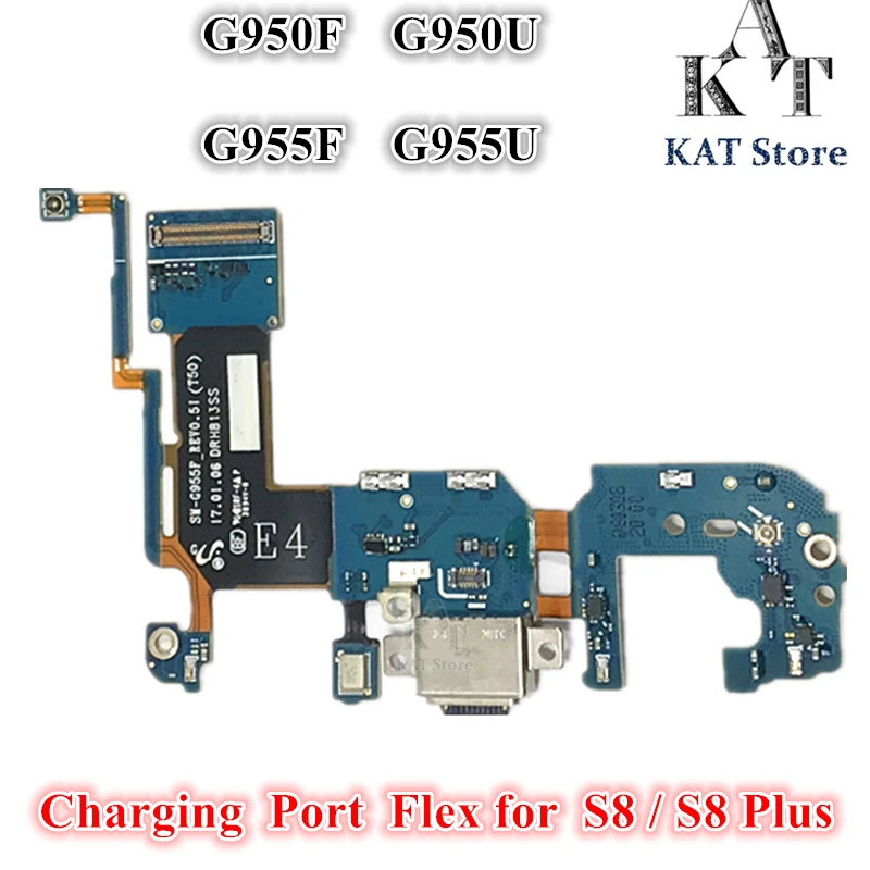 

Charging Flex For S8 G950F G950U S8+ plus G955F G955U USB Charging Charger Connector Dock Port Flex Cable Replacement Parts 5Pcs