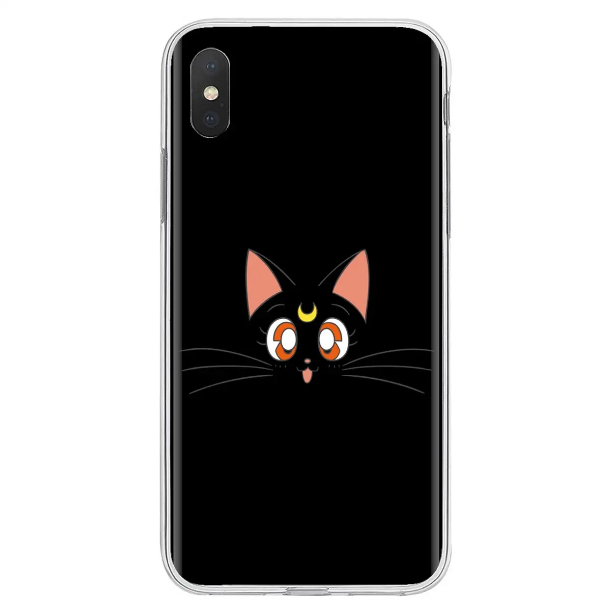 For Samsung Galaxy J1 J2 J3 J4 J5 J6 J7 J8 Plus Prime 2015 Soft Case Housing Lovely Cartoon Sailor Moon Luna Cats | Мобильные