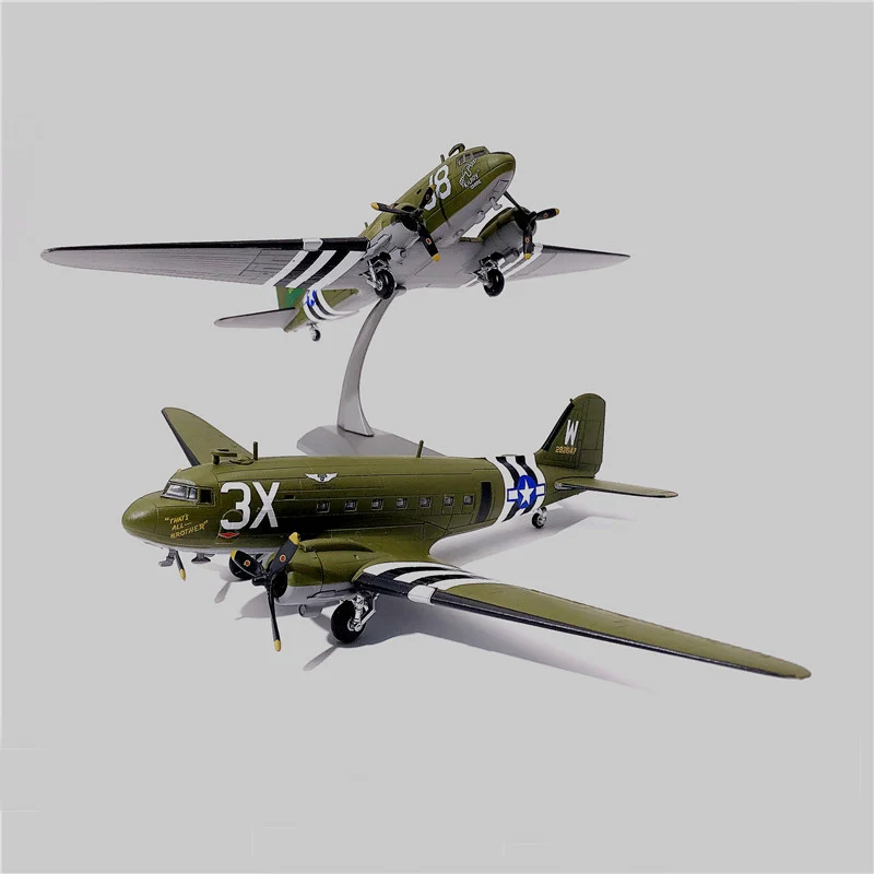 1:100 C47 транспортный самолет модель 101 авиационного дивизиона США 75 летняя