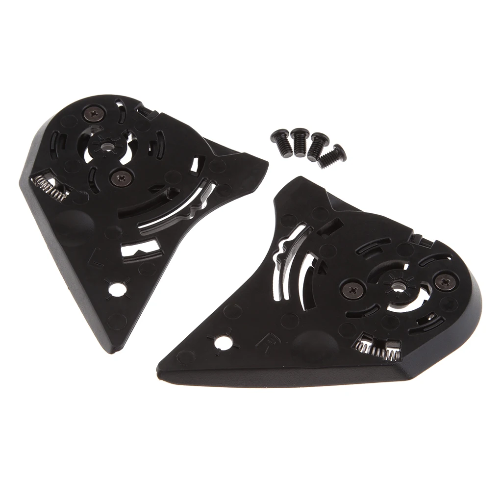 2 Pieces Motorcycle Helmet Lens Visor Base Shield Gear Plate for LS2 FF352