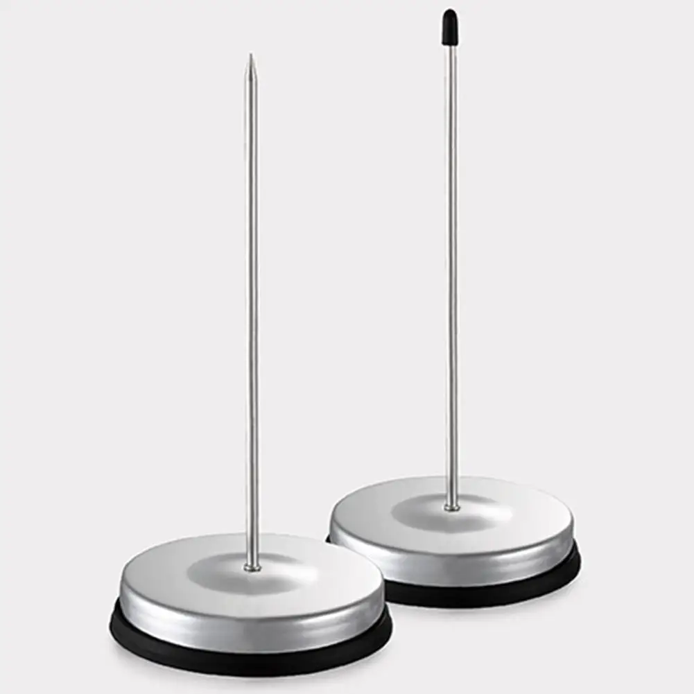 2 шт. из нержавеющей стали чековый держатель с круглым основанием для ресторана