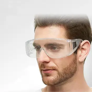 

2/6/12Pcs Eye Protective Glasses Anti Dust Anti Splash Safety Goggles Transparent Anti-impact Outdoor Work Glasses PC Goggles