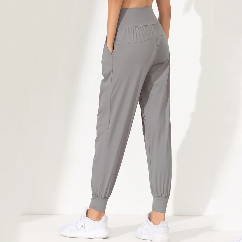 High Waist Pants Running Sweatpants Women Pantalon Yoga Sport  Trainingsbroek Jogging Mujer Track Pants Trousers Pant Woman lu