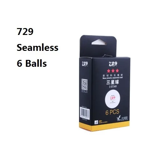 729 6 Balls 729 DHS JOOLA PALIO SANWEI 40+ 3 звезды мяч для настольного тенниса новая технология для ракетки для пинг-понга Олимпийские игры - Цвет: 729 6 Balls