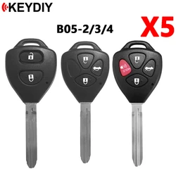KEYDIY – MINI clé télécommande universelle série B B05, 2/3/4 boutons KD pour KD X2 KD900 URG200 KD X2 KD 