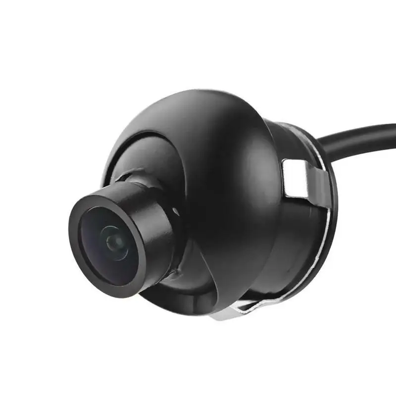 360 градусов Hd Ccd Автомобильная камера заднего вида ночного видения резервная парковочная камера Ip67 водонепроницаемая Проводная Автомобильная камера автомобильные аксессуары - Название цвета: Черный