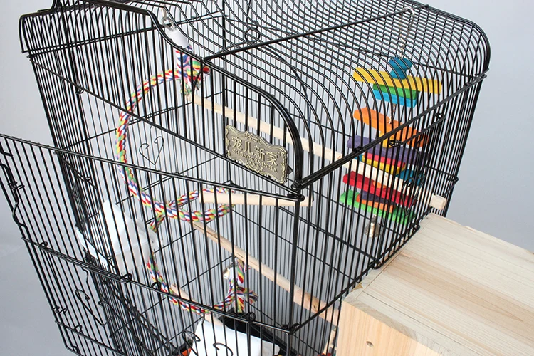С аксессуарами для большой клетки для птиц металлический домик для птиц железная клетка для попугая металлическая клетка для разведения пионов клетка-гнездо для кровати железные принадлежности для голубей