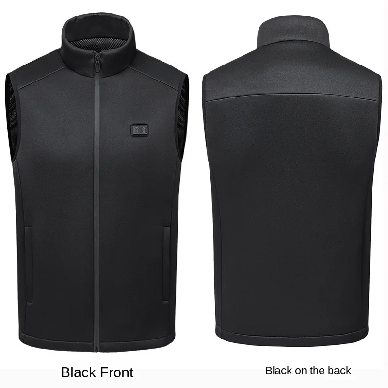 

Smart Constant Heating Jacket 9 Zones Electric Heated Jackets Double Control Gear Adjustment Men Women USB Charging Heated Vest
