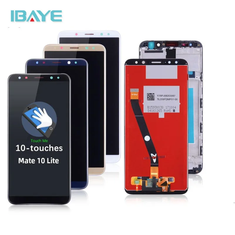 Для HUAWEI mate 10 Lite lcd сенсорный экран mit Rahmen дисплей ЖК Nova 2i RNE L21 ersatz|Экраны для