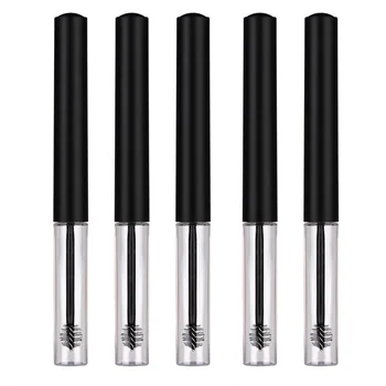 

5pcs Empty Mascara Tubes Eyelash Vials Plastic Refillable Bottle Diy Travel Portable Cosmetics Sample Container 3.4ml