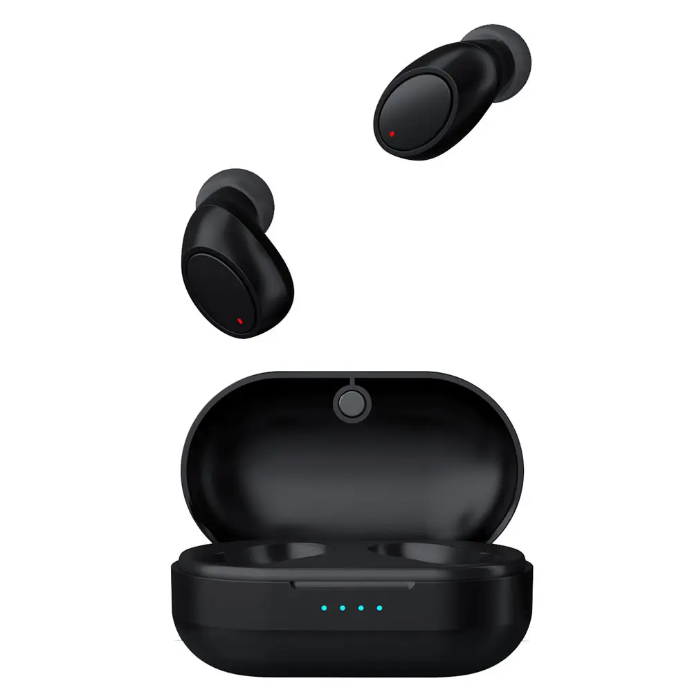 Redmi Airdots TWS Bluetooth 5,0 наушники стерео беспроводные активные шумоподавления с микрофоном наушники-вкладыши управление AI - Цвет: Черный