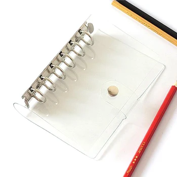 

A5 / A6 / A7 PVC Notebook New PVC Loose-Leaf Shell 6 Hole Transparent Loose-Leaf Notebook Book Manual