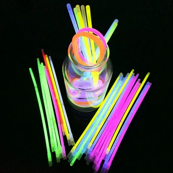 

Neon Fluorescence Light Glow Sticks DIY Necklace Bracelets Fluorescent Wedding Birthday Event Concert Festival Party Supplies