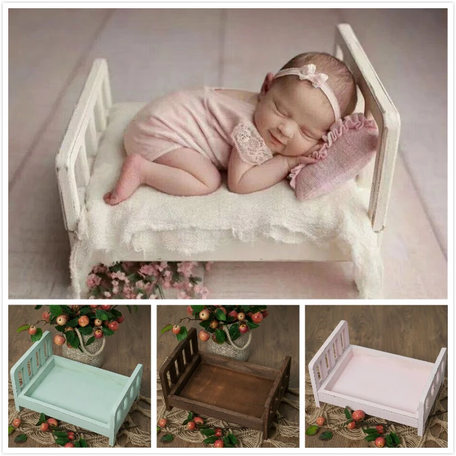 Newborn Baby Bed Baby Posing Container Baby Cribs Detachable Infant Bed Studio Photography Station Baby Shooting Accessory