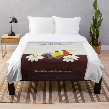 

Harold and Maude Blanket Wool Flannel Plush Blanket Bedspread For office Sherpa Blanket Couch Quilt Cover Travel