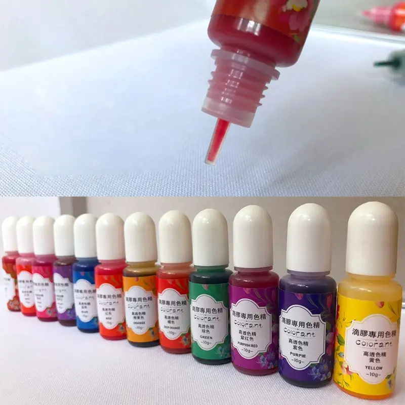 13 Colors10ml эпоксидная УФ смола окрашивающий краситель жидкая пигментная жидкость
