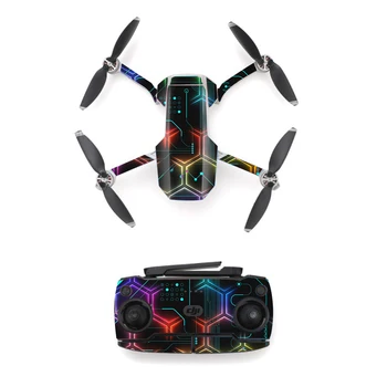 

Colorful Line Style Skin Sticker for DJI Mavic Mini Drone And Remote Controller Decal Vinyl Skins Cover M0079