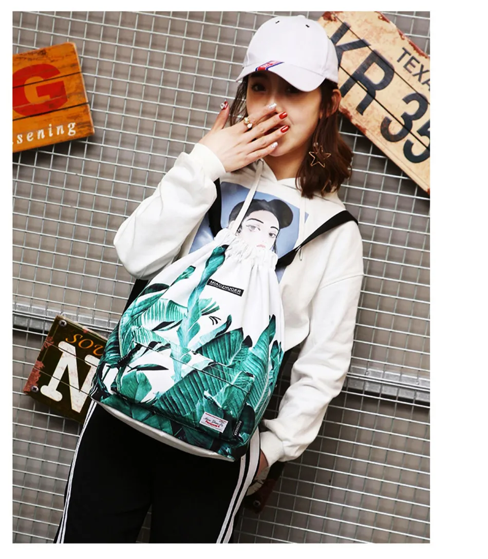 Outdoor Sports Lightweight Men And Women Drawstring Backpack Running Waterproof Backpack Travel Fitness Swimming Bag Soft Back