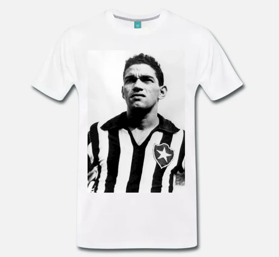 Футболка MANE GARRINCHA CALCIO VINTAGE LEGGENDA BRASILE 1 S-M-L-XL-2XL-3XL |