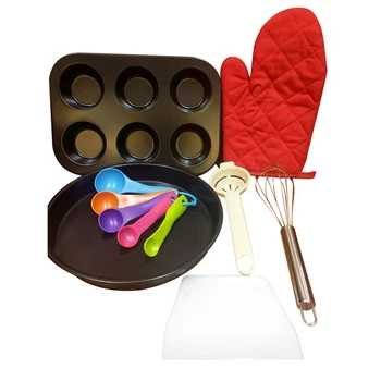 

6 Holes Square Cupcake Pan Muffin Tray Cupcake Mold Muffin Pan Carbon Steel Baking Pan Non Stick Bakeware Biscuit Pan