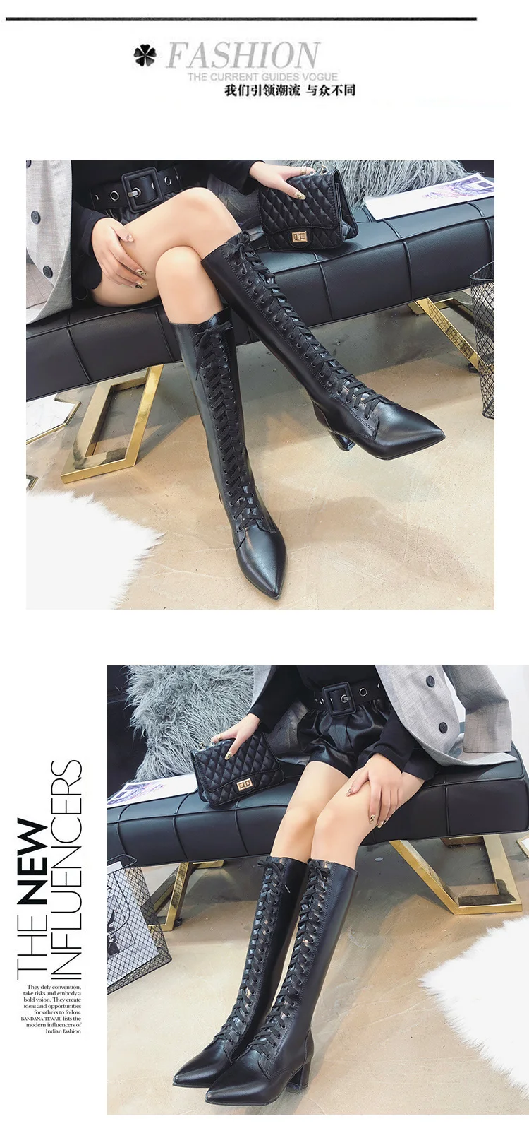 Bootee/женские ботинки на среднем каблуке г. Женская резиновая обувь на шнуровке пикантные непромокаемые сапоги до бедра на высоком каблуке, пикантные женские роскошные ботинки