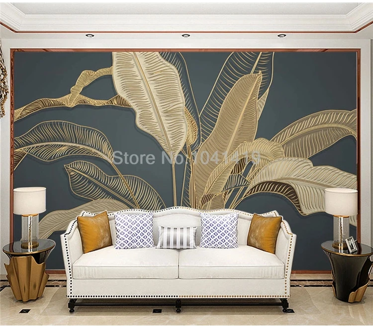 Papel de parede foto moderno com linha