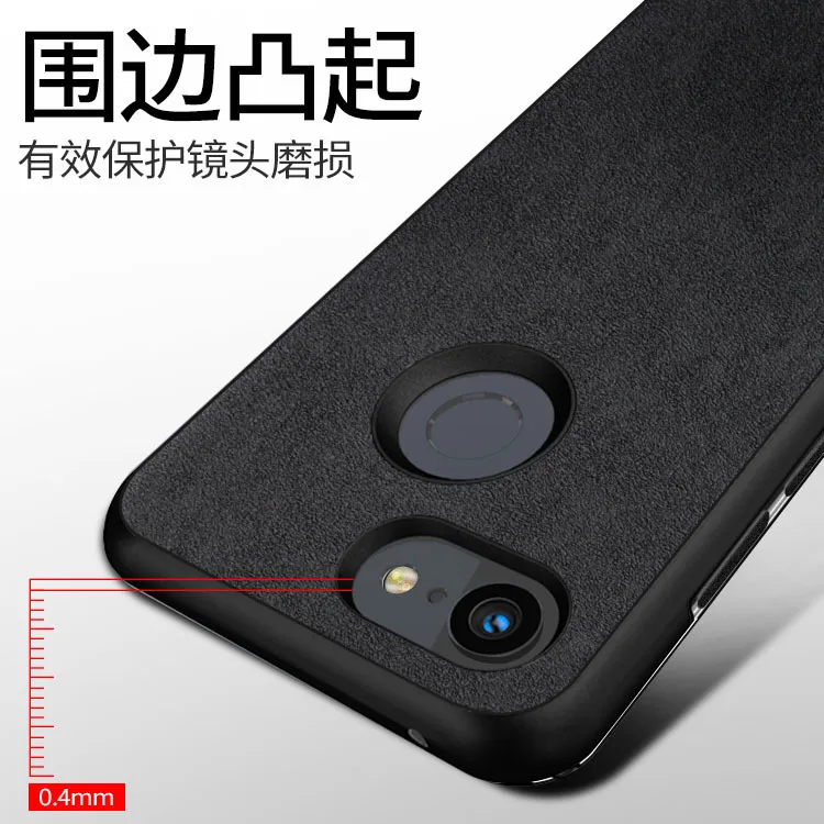Итальянская замша как ткани кожаная задняя крышка для Google Pixel 3 XL Чехлы роскошный