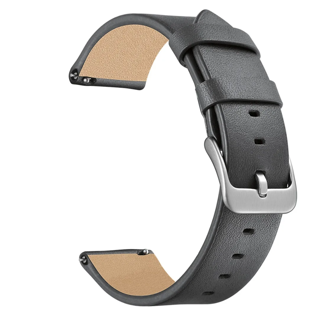 22 мм браслет из натуральной кожи для мужчин t Watch Band для huawei Watch GT 1/2 для мужчин и женщин спортивный кожаный ремешок Shellhard