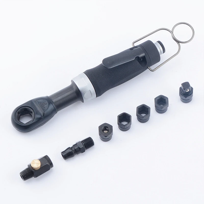 

Pneumatic Tool 1/4 Pneumatic Ratchet Industry Grade Torque Socket Wrench Pneumatic Quick Wrench Angle To Pneumatic Key