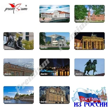

Fridge magnet stiker Berlin Берлин, Германия туристический Магнит на холодильник размером 40x70 мм.