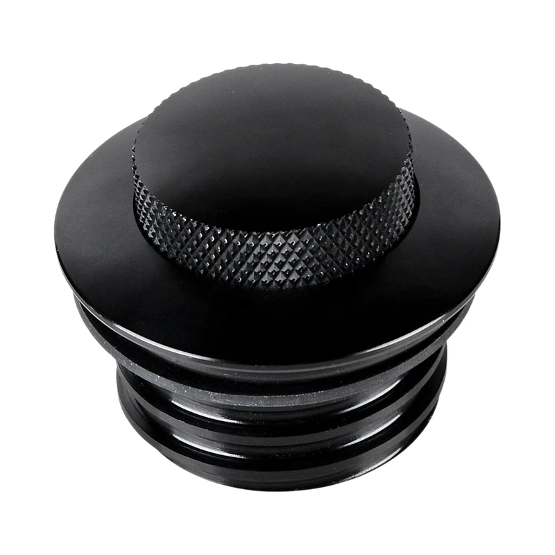 

2Pcsblack Pop-Up Screw-In Flush Gas Reservoir Cap Vented Fuel Tank For 1982-2018 Harley