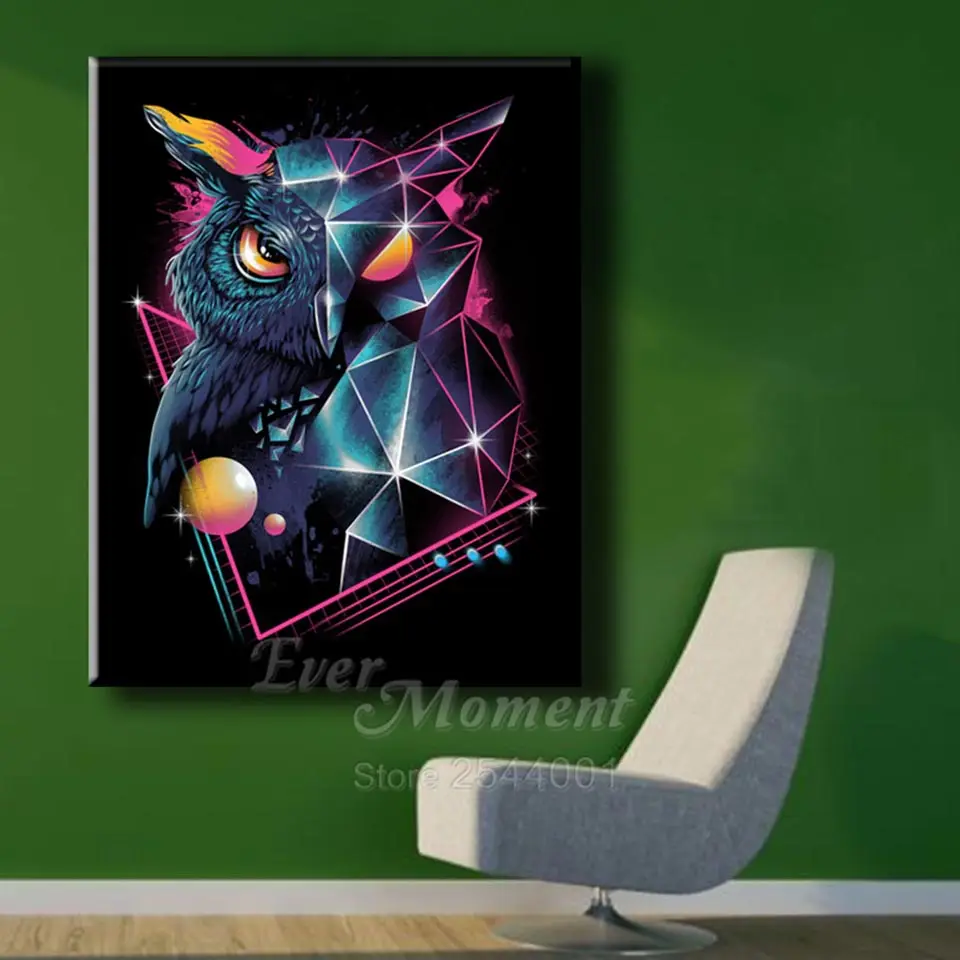 Алмазная картина "Ever Moment", 5D, сделай сам, сова, железная картина, стразы, мозаика, полная квадратная Алмазная вышивка, вышивка крестиком, ASF1795