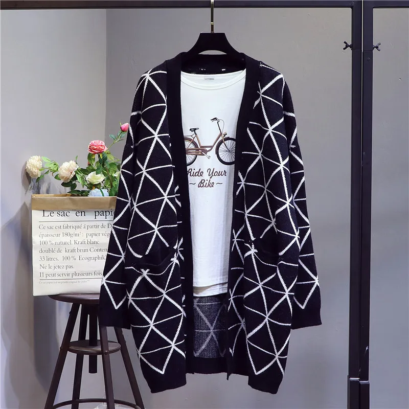 

LALYSSE 2019 Winter autumn Elegant Women Sweaters Cardigans Knitted Long Cardigan Cotton Haut Femme Ete Blusas female Cardigan