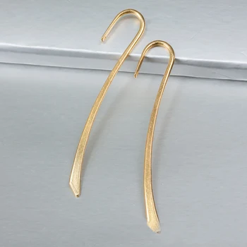 

5pcs/lot High Quality Zinc Alloy Gold Charm Bracelet 3D Bookmark Charms Necklace Pendants DIY Jewelry Accessories 84mm*14mm