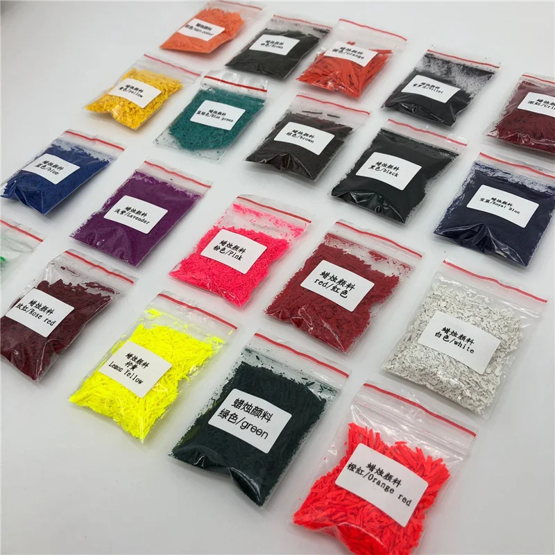 DIY Candle Dye Environmentally Friendly Colorant Non-toxic Soy Candle Wax Pigment Used To Make Holiday Party Scented Candles